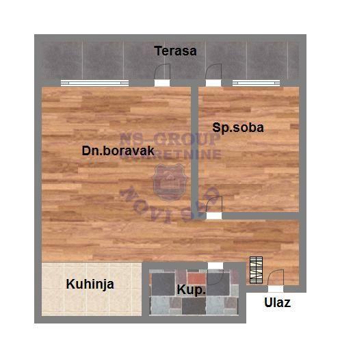 Glavna slika -Dvosoban stan na prodaju,  47 m2