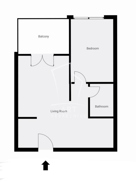 Slika 1 - Kapetana Miloša Žunjića, Dvosoban stan na prodaju, 49m2, 147.000€