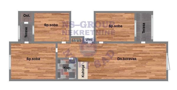 Glavna slika -Četvorosoban stan na prodaju, 89m2, 211.150€