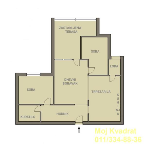 Slika 10 - Dvoiposoban stan na prodaju, 67m2, 205.000€