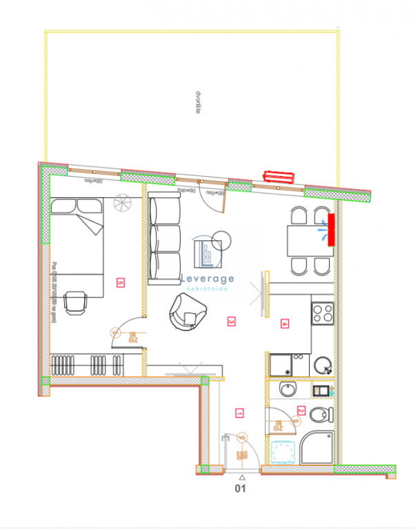 Slika 5 - Jednoiposoban stan na prodaju, 41m2, 127.252€