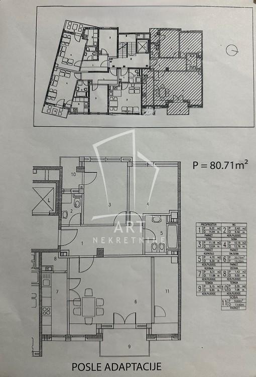 Slika 2 - Porečka, Četvorosoban stan na prodaju, 81m2, 320.000€