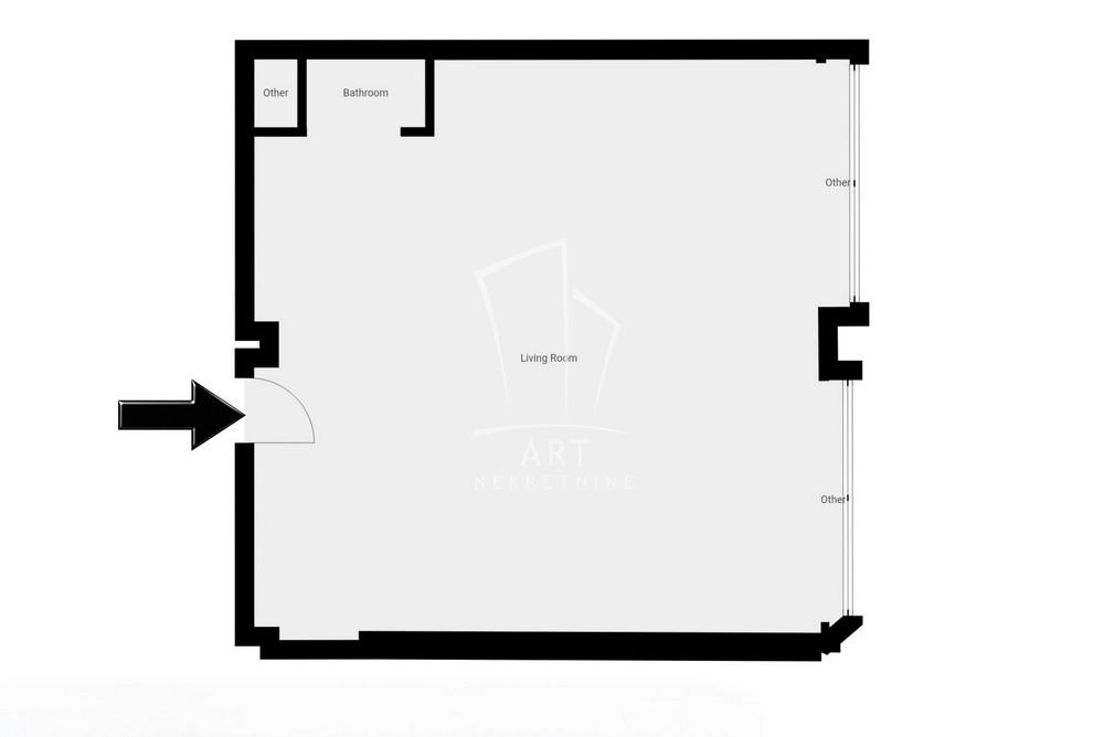 Slika 1 - Bulevar Mihajla Pupina, Jednosoban stan na prodaju, 55m2, 198.000€