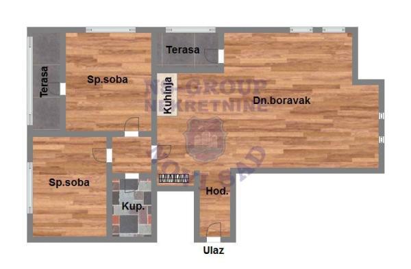 Glavna slika -Trosoban stan na prodaju, 68m2, 195.700€