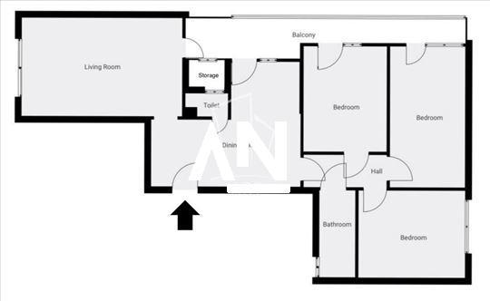 Glavna slika -Čingrijina, Četvorosoban stan na prodaju, 109m2, 348.000€