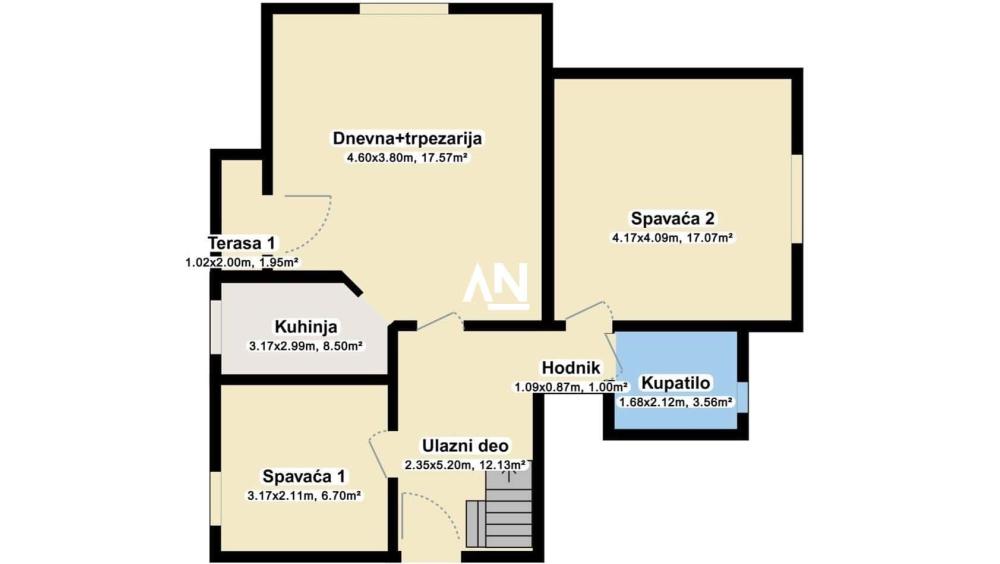 Slika 11 - Radoja Domanovića, Četvorosoban stan na prodaju, 95m2, 350.000€