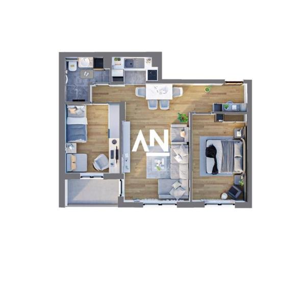 Slika 1 - Vinogradska, Dvosoban stan na prodaju, 64m2, 192.900€