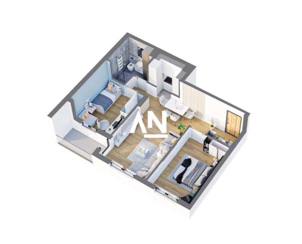 Slika 2 - Vinogradska, Dvosoban stan na prodaju, 64m2, 192.900€