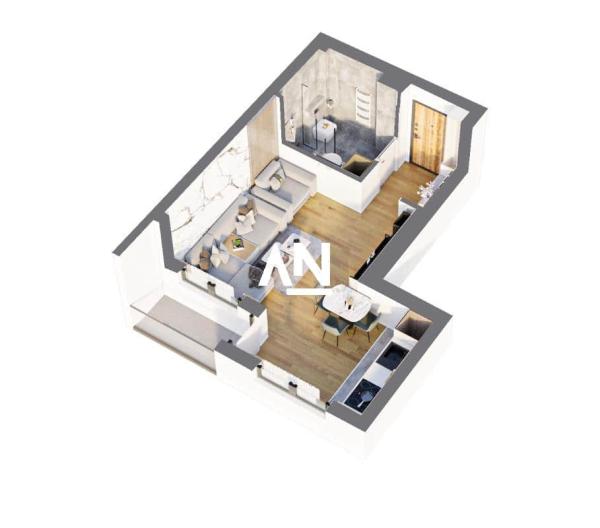 Slika 2 - Vinogradska, Jednosoban stan na prodaju, 32m2, 104.128€