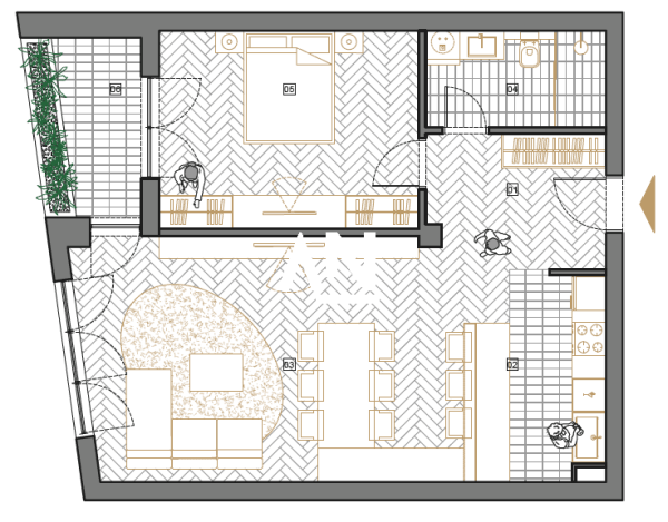 Slika 1 - Jove Ilića, Dvosoban stan na prodaju, 71m2, 268.394€