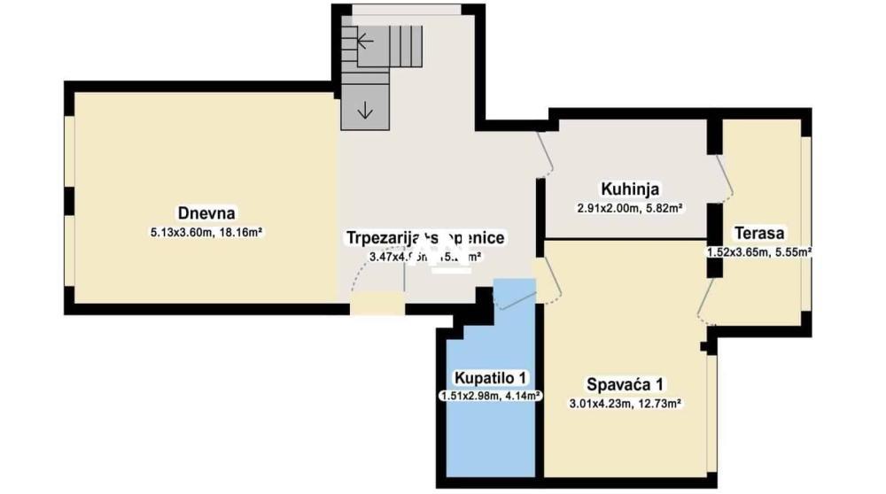 Glavna slika -Blagoja Parovića, Petosoban stan na prodaju, 103m2, 279.000€