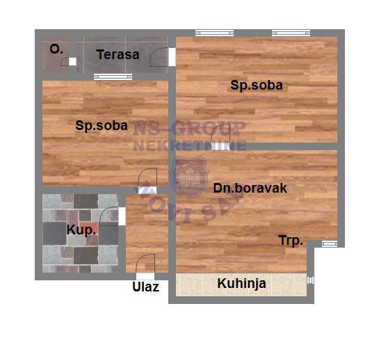 Slika 10 - Dvoiposoban stan na prodaju, 45m2, 137.500€