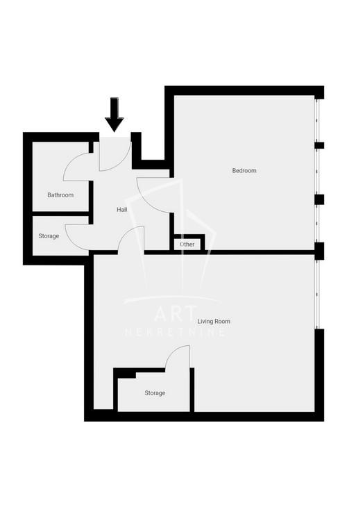 Slika 1 - Nikodima Milaša, Dvosoban stan na prodaju, 47m2, 187.000€
