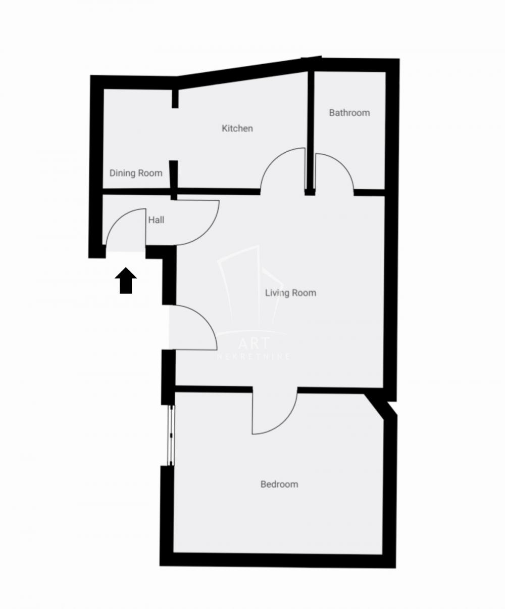 Slika 1 - Vatroslava Jagića, Jednosoban stan na prodaju, 24m2, 105.000€