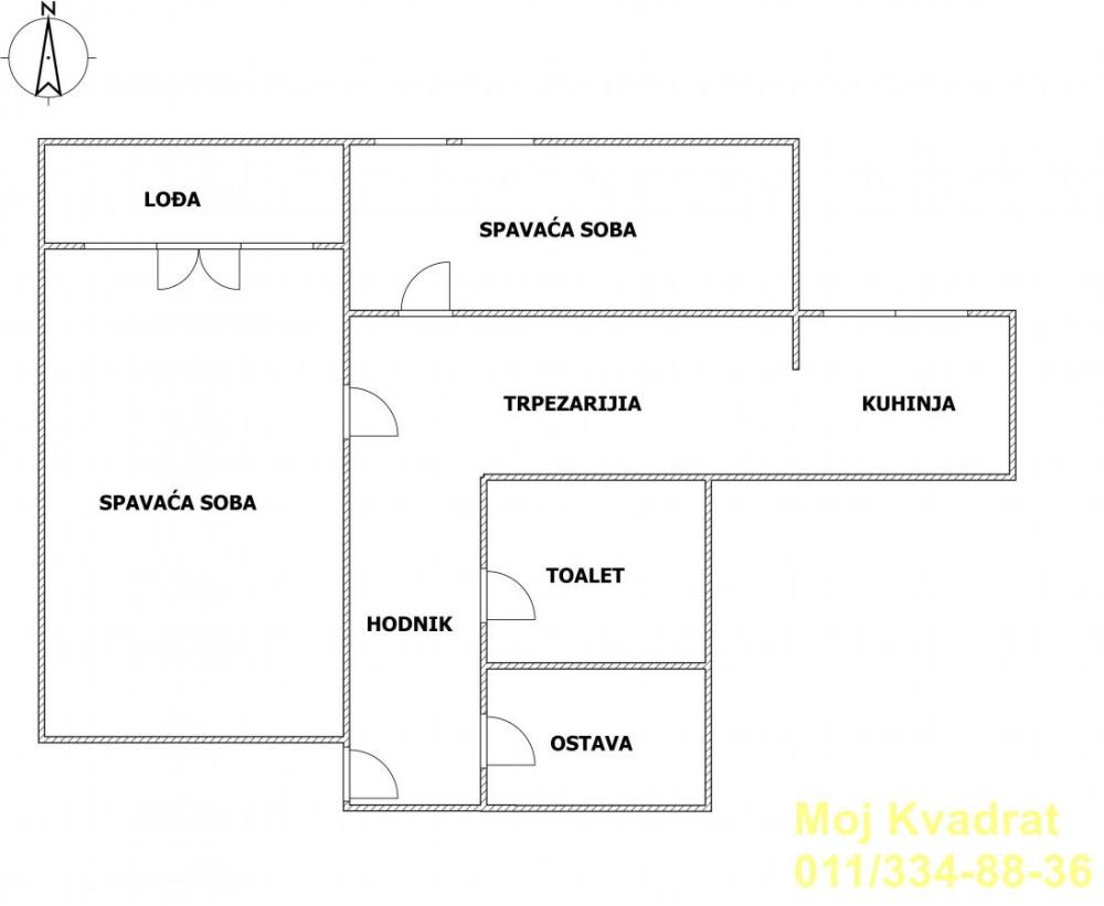 Slika 6 - Dvoiposoban stan na prodaju, 51m2, 165.000€