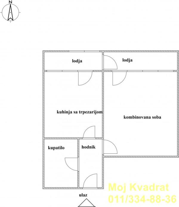 Slika 10 - Jednosoban stan na prodaju, 39m2, 120.000€