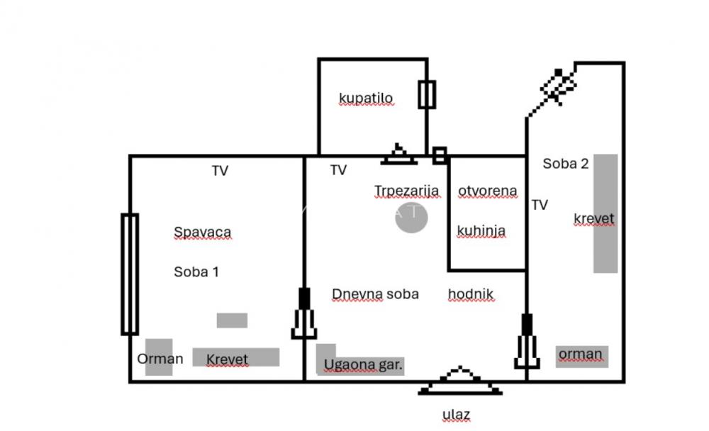 Slika 8 - Zahumska, Dvoiposoban stan na prodaju, 50m2, 194.000€