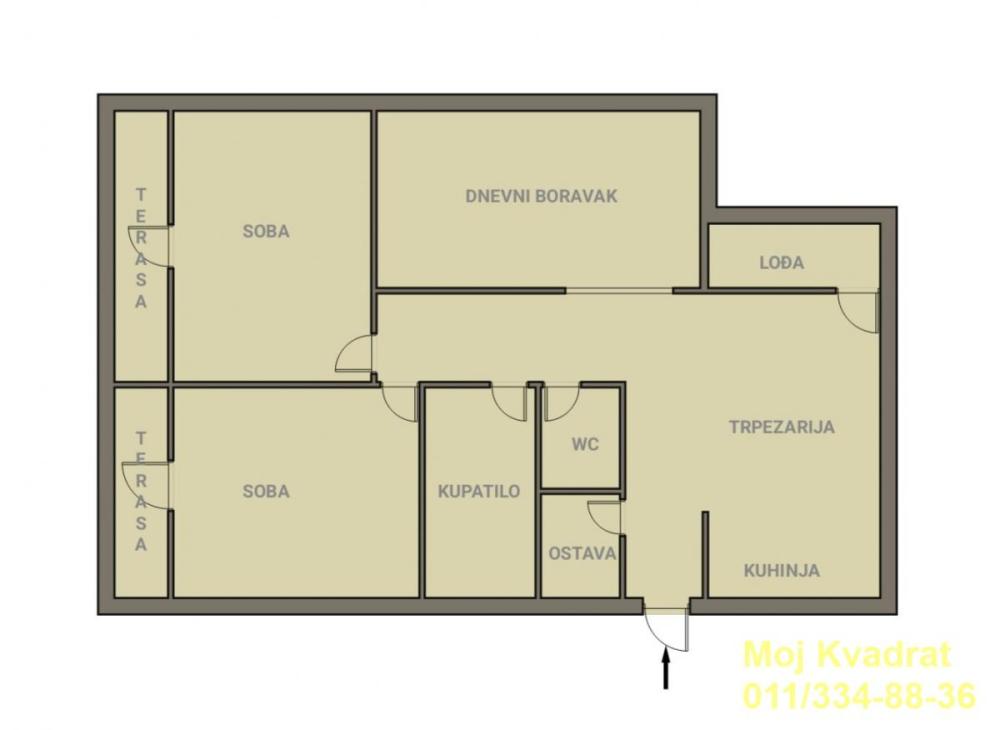Slika 10 - Trosoban stan na prodaju, 80m2, 450.000€