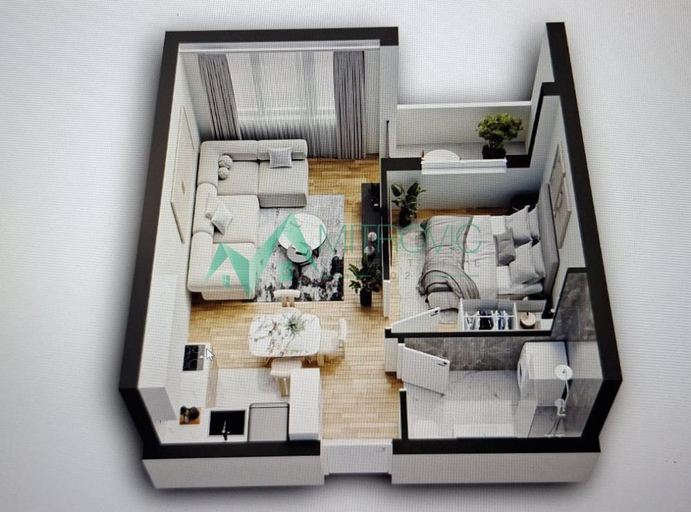 Glavna slika -Dvosoban stan na prodaju, 36m2, 118.450€