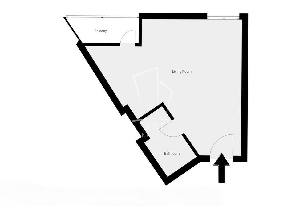 Slika 1 - Prvomajska, Jednosoban stan na prodaju, 28m2, 107.000€