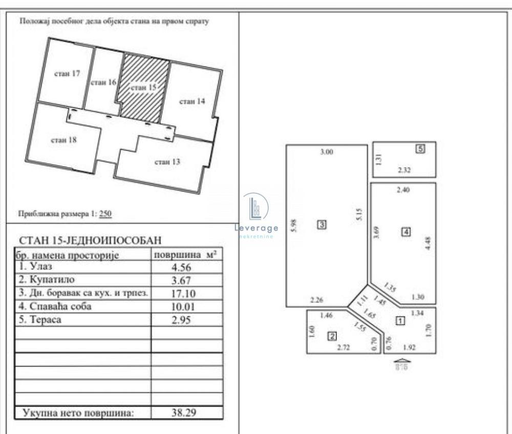 Slika 4 - Jednoiposoban stan na prodaju, 38m2, 97.639€