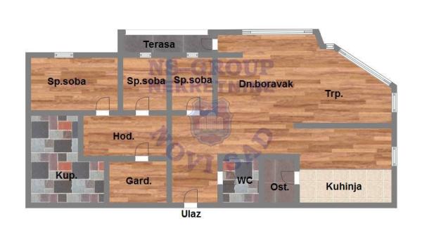 Slika 1 - Četvorosoban stan na prodaju, 93m2, 258.600€