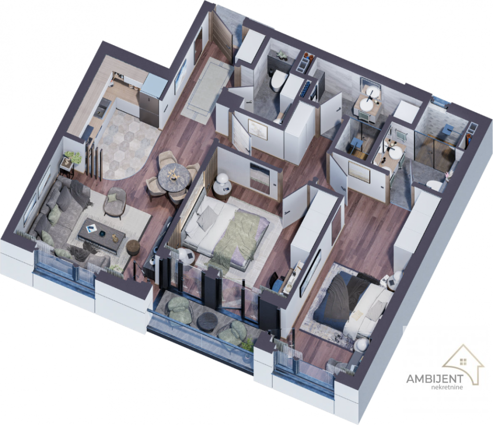 Slika 5 - Trosoban stan na prodaju, 78m2, 333.950€