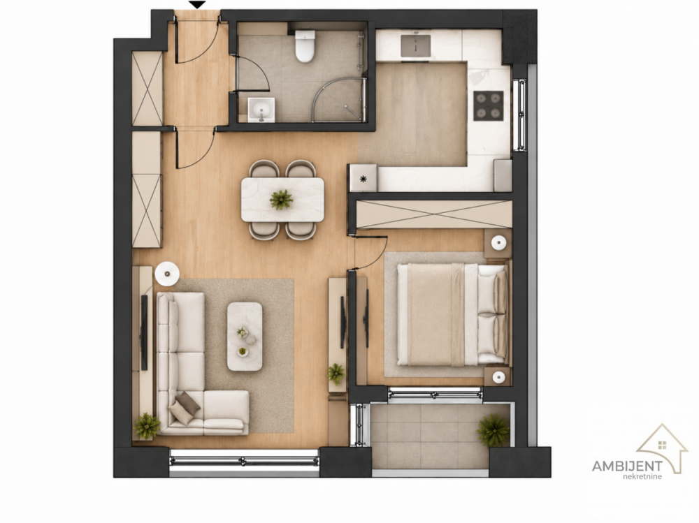 Slika 11 - Dvosoban stan na prodaju, 50m2, 220.000€