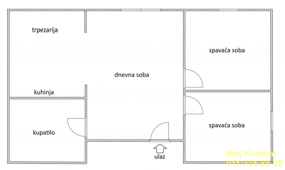 Slika 8 - Dvoiposoban stan na prodaju, 48m2, 215.000€