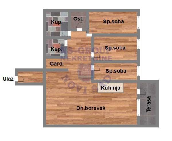 Glavna slika -Četvorosoban stan na prodaju, 102m2, 275.400€
