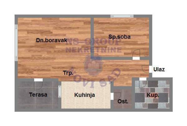 Glavna slika -Dvosoban stan na prodaju, 41m2, 85.450€