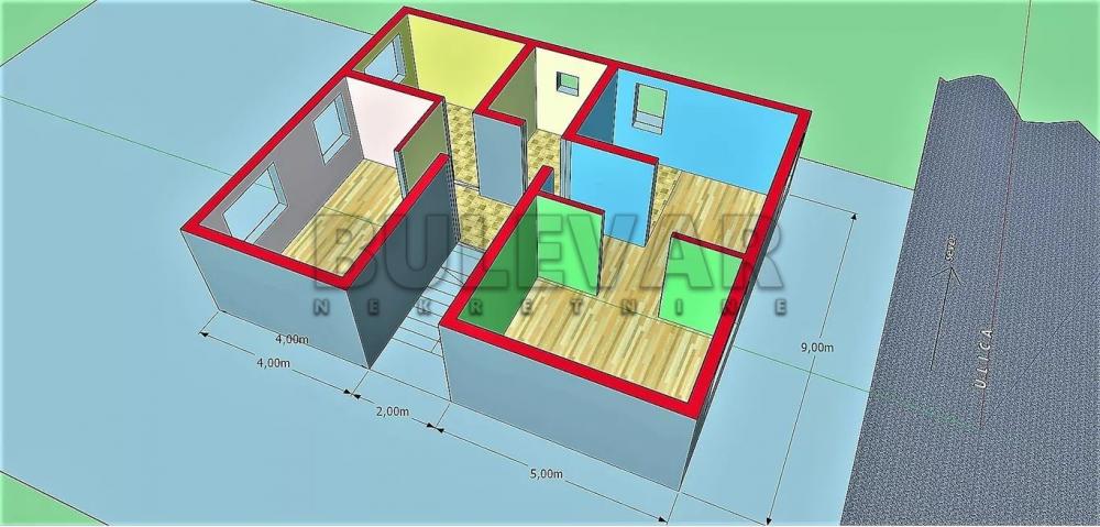 Slika 1 - Knjazevačka, Trosoban stan na prodaju, 76m2, 67.000€