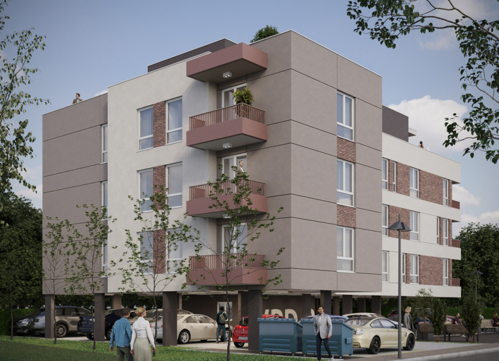 Slika projekta - Moderna zgrada u novom delu Panteleja u Nišu