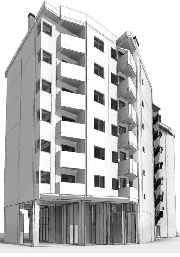 Slika projekta - Još samo 2 slobodna stana na VII spratu u strogom centru ...